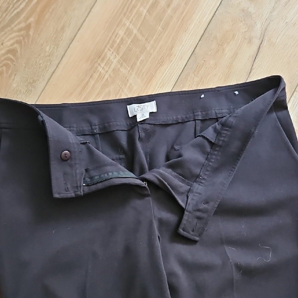 LOFT Black Dress Pants with Tailored Fit